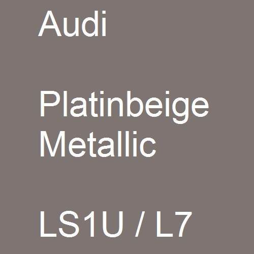 Audi, Platinbeige Metallic, LS1U / L7.